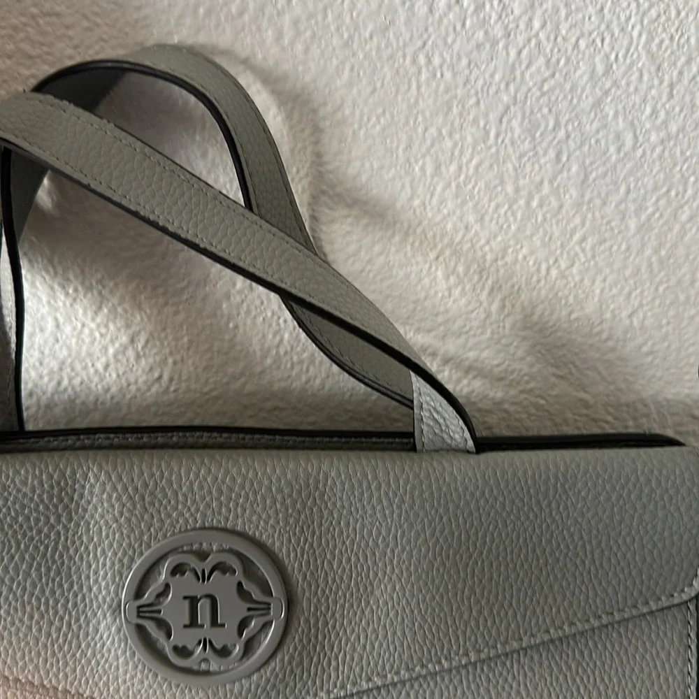 Nanette Lepore Blue purse with a removable crossbody strap and 2 handles | EUC - Picture 4 of 9